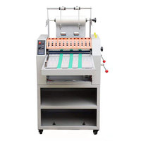 Machine à laminer à alimentation par courroie SZ8400, largeur 380 mm, vitesse 0-7 m/min, épaisseur 5 mm, rouleau chromé 92 mm
