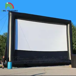 6m x 5m充气屏幕户外商业影院电影投影屏幕出租