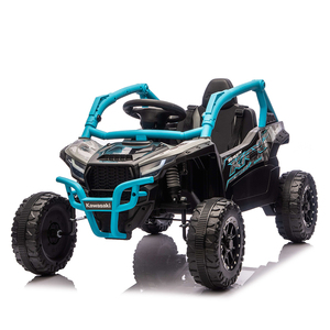 Voiture électrique pour enfants sous licence <span class=keywords><strong>Kawasaki</strong></span> KRX 1000, 24V 4x4 UTV, véhicule jouet tout-terrain en plastique à quatre roues motrices - Product Image 2