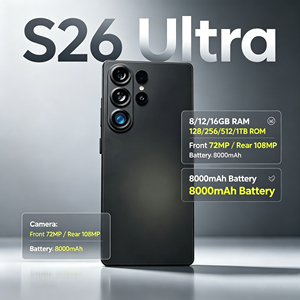 Teléfono Inteligente S26 Ultra 5G LTE con Desplazamiento Fluido, Android 15, Octa Core, Versión Global Desbloqueada, Teléfono Económico - Product Image 1