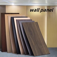 Panel de Pared de PVC con Patrón Moderno de Pizarra de Carbono de Alto Brillo, Impermeable y Resistente al Fuego, para Hoteles, Hogares y Oficinas