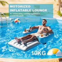 Bouée gonflable motorisée électrique pour piscine |   Bouée gonflable pour rivière, lacs et fêtes au bord de la piscine