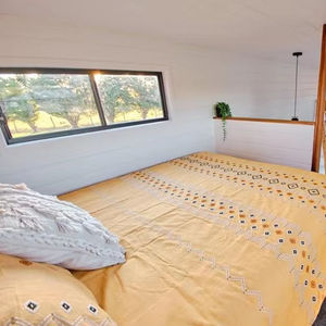 Trailer-Movable Light Steel Contemporary Design <strong>Camping</strong> Housing <strong>Unit</strong> with Bathroom for Outdoor Resorts and Parks - Product Image 5