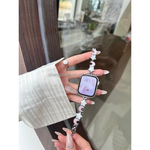 Correa de Metal para <span class=keywords><strong>Apple</strong></span> <span class=keywords><strong>Watch</strong></span> con Diseño de Estrellas y Luna, Estilo Femenino - Product Image 6