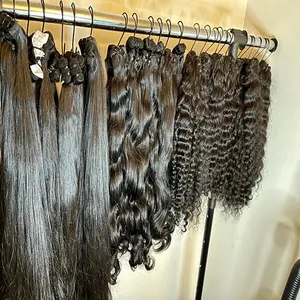 Cabelo humano longo cru vietnamita/birmanês ondulado, cabelo brasileiro remy cru 100% vietnamita, cabelo humano birmanês, venda imperdível