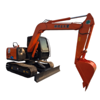 Excavatrice hydraulique Hitachi ZX70 d'occasion, 6,71 tonnes, pour travaux de construction