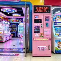 Machine à changer les pièces de monnaie, Validateur de billets commercial, Kiosque d'échange, Acier inoxydable, Surveillance à distance, Parking, Stations de métro
