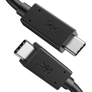 40G 240W Type-C Cable 40Gbps 8K 60Hz 40Gb Data Speed 240 Watt 5A Pd Charging USB 4 Cable Compatible With Thunderbolt 4