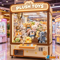 8-Zoll-Plüschtiere für Greifautomaten: Weiche Hunde-Stofftiere für Spielhallen und Geschenkautomaten-Dekoration