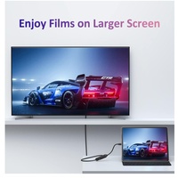 Câble USB-C vers HDTV 4K 60Hz en aluminium, adaptateur USB-C vers HDTV 4K 30Hz pour ordinateur portable, MacBook, TV, PC