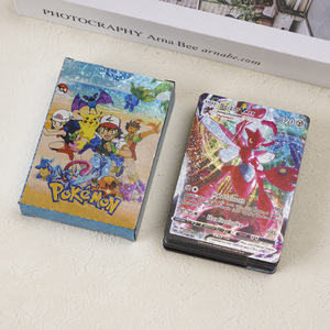 กล่องการ์ดเกม PK อะนิเมะ55ชิ้นแพ็คของสะสมฟอยล์สีเงินสีดำทอง - Product Image 6