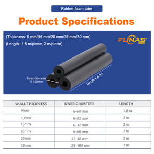 Isolation de <span class=keywords><strong>tuyaux</strong></span> en mousse de caoutchouc imperméable avec barrière anti-humidité pour applications extérieures et souterraines - Product Image 3