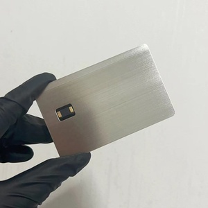 บัตรเครดิตโลหะเดบิต ATM NFC พร้อมช่องใส่ชิป - Product Image 2