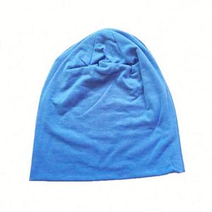 New Solid Color Casual Baggy Slouchy Beanies Hat Man Autumn Spring Hip Hop Soft Ear Warmer Skullcaps Outdoor Windproof Bonnet - Product Image 4
