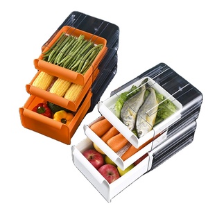 Home Storage Organization Egg Fruit Vegetable Containers Fridge Refrigerator Organizer Bins Storage Boxes Containers Convenient
