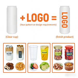 Latas de Refresco de Plástico PET Transparente Desechables de 250 ml y 500 ml al por Mayor para Bebidas con Tapa de Aluminio - Product Image 3