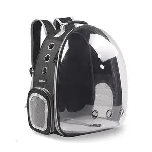 Approuvé par Airline Ventiler Transparent Breathable Space Capsule Cat Carriers Bag Pet Bubble Backpack for Small Cats Puppies Dogs