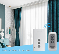 Interrupteur de télécommande sans fil AC 220V pour moteur tubulaire, projecteur et rideau électronique