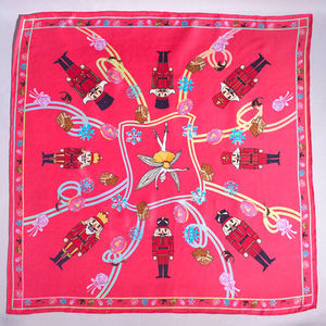 Diseño Personalizado para Ti: Pañuelos Cuadrados de Seda de Morera Estampados, Pañuelo Vintage de Seda Sable con Rosas, Pañuelo de Sarga para Bolso - Product Image 1