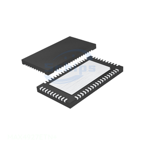 MAX4927ETN+ Electronic Components Production Line Original IC ETHERNET SWITCH QUAD 56TQFN 56 WFQFN Exposed Pad Interface - Product Image 1