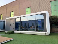 Maison conteneur en acier extensible de luxe moderne 40 pieds/20 pieds, conception mobile détachable en capsule, pour hôtel et villa, écologique