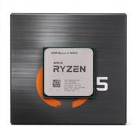 CPU Desktop 6C/12T, 3.7GHz, Cache L2 3MB & L3 8MB, Grafis Vega7, Soket AM4, Prosesor Multi-core 65W Ryzen 5 4600G