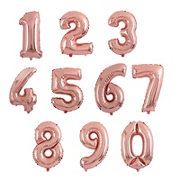 Yachen 32 pouces 50 pièces/sac or grand nombre d'hélium ballons en feuille métallique pour la fête d'anniversaire de mariage