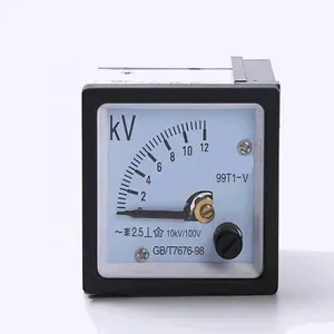 Amperímetro voltímetro 99t1-av, medidor de ponteiro, instrumentos de eletricista