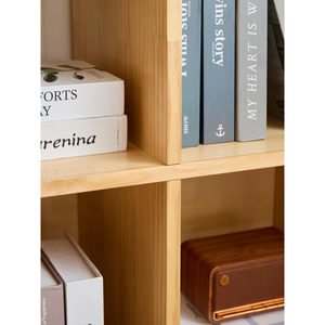 Estante Modular Sólido <span class=keywords><strong>2x3</strong></span>, Organizador de Cubos de Madera, Librería, Soporte para Tocadiscos, Organizador de Madera para Exhibición en Sala de Estar - Product Image 5