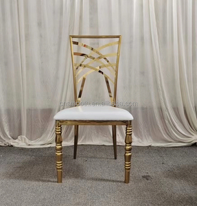 Taille personnalisée <span class=keywords><strong>de</strong></span> luxe en or en acier inoxydable hôtel extérieur métal chaise <span class=keywords><strong>de</strong></span> <span class=keywords><strong>mariage</strong></span> <span class=keywords><strong>marocaine</strong></span> pour l'événement <span class=keywords><strong>de</strong></span> <span class=keywords><strong>mariage</strong></span> - Product Image 1