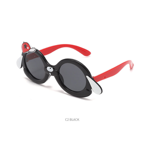 New Children's Fashion <b>Sunglasses</b> <b>Cute</b> Puppy Cartoon Design UV400 Protection Comfortable Lightweight Full Rim - Product Image 4