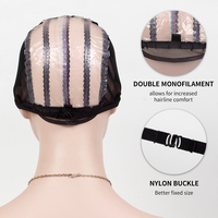 AliLeader — bonnet de perruque respirante Durable, avec bretelles réglables