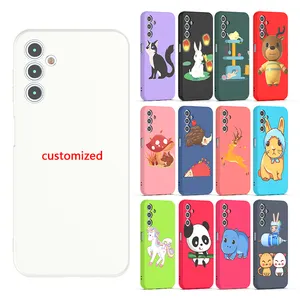 Custom design di lusso Custom Cover posteriore del <span class=keywords><strong>telefono</strong></span> custodia in Silicone TPU per Samsung Galaxy A14 5g A05s A54 A34 custodia colorata - Product Image 1
