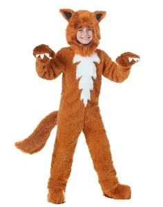 ecowalson disfraz Kids Fox Costume Animal Book Week Zoo Party Boys Child Girls Halloween Jumpsuit