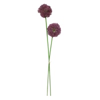 Tige d'allium artificielle de 58 cm, boule d'allium artificielle pour la décoration intérieure, mariage
