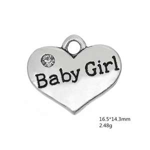 AA022231 Breloques Cœur Sœur de la Mariée Pendentifs Bijoux Antiques Fabrication Artisanale DIY - Product Image 6