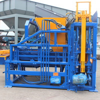 Machine à fabriquer des blocs de pavés QT4-15, machine automatique à briques en béton, machine à briques emboîtables pour les projets routiers et de pavage