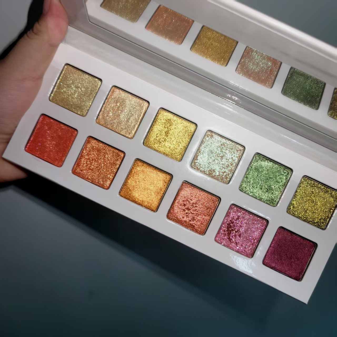 Косметические средства Maquillaje, женские 12 видов цветов Тени для век, косметика, дуохромные тени для век, поддон для теней для век