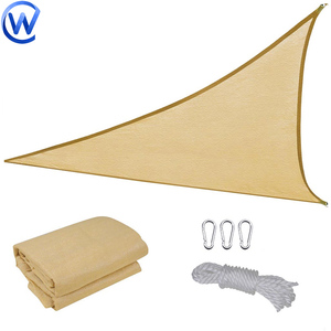 Voile d'ombrage pour <span class=keywords><strong>parking</strong></span> de voiture taille personnalisée voile d'ombrage PEHD auvent pour auvent de piscine Triangle d Ring voile d'ombrage - Product Image 1