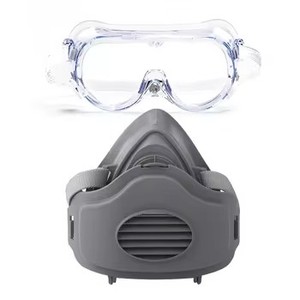 Demi-<span class=keywords><strong>masque</strong></span> à gaz 3200 avec <span class=keywords><strong>cartouche</strong></span>, protection respiratoire personnelle anti-poussière, protection industrielle contre les gaz, réutilisable, faible résistance respiratoire - Product Image 4