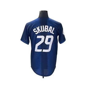 Camiseta de Béisbol Vintage Personalizada, Sublimada, con Costuras Reforzadas, Transpirable, de Secado Rápido, 100% Poliéster, Ropa Deportiva para Equipos - Product Image 5