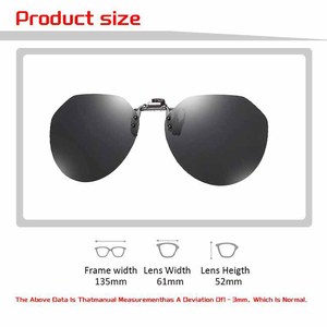 เทรนด์แฟชั่นปี 2025 แว่นกันแดดโพลาไรซ์ป้องกันรังสียูวี แว่นสายตา แว่นคลิปออน - Product Image 6
