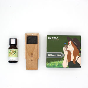 Boîte en bois Boîte d'aromathérapie aux huiles essentielles sans feu contenant un parfum d'intérieur pour la maison de <span class=keywords><strong>voiture</strong></span> en pierre volcanique - Product Image 2