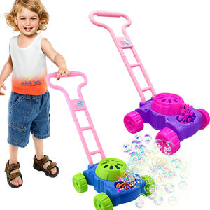 Juguete Andador Eléctrico con Burbujas y Música, Rosa y Verde, 110 ml de Solución, para Interiores y Exteriores, Regalo para Niños - Product Image 1