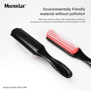 Giảm Giá Tỷ Lệ Abs Tóc Bàn Chải Nylon <span class=keywords><strong>Teth</strong></span> Chín Rwo Lược Detangling Biểu Tượng Tùy Chỉnh Tóc Bàn Chải Người Đàn Ông Phụ Nữ - Product Image 3