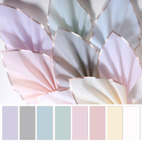 20 feuilles/sac de papier d'emballage imperméable de fleur de Bouquet de fleuriste de tissu imprimé personnalisé à la mode