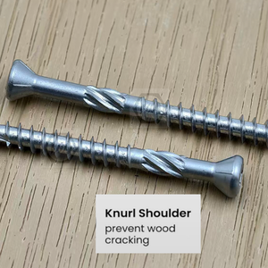 สกรูไม้หัวจมรูปไข่ หัว Torx แบบเกลียวสับปะรด สแตนเลส 304 เกรด A ขัดเงาให้ขาวและเคลือบแว็กซ์ BZ-104 <span class=keywords><strong>BoZhan</strong></span> - Product Image 2