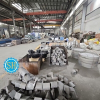 Services de Fabrication de Pièces Usinées CNC, Usinage par Fraisage et Tournage, Bloc de Fixation en Acier sur Mesure Sanhui