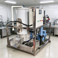 Machine à glaçons industrielle en forme de tube avec purificateur d'eau