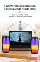 NUEVO Altavoz 1202 5.0 Inalámbrico con Super BASS, Colorido, para Teléfono Móvil, Computadora, con Ranura para Tarjeta TF, Ideal para Regalo